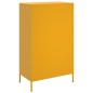 vidaXL Highboard Senfgelb 68x39x113 cm Stahl vidaXL Highboard Senfgelb 68x39x113 cm Stahl
