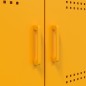 vidaXL Highboard Senfgelb 68x39x113 cm Stahl vidaXL Highboard Senfgelb 68x39x113 cm Stahl