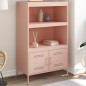 vidaXL Highboard Rosa 68x39x113 cm Stahl vidaXL Highboard Rosa 68x39x113 cm Stahl