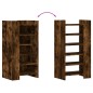 vidaXL Schuhschrank Räuchereiche 52x37,5x100 cm Holzwerkstoff vidaXL Schuhschrank Räuchereiche 52x37,5x100 cm Holzwerkstoff