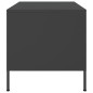 vidaXL Couchtisch Schwarz 68x50x50,5 cm Kaltgewalzter Stahl vidaXL Couchtisch Schwarz 68x50x50,5 cm Kaltgewalzter Stahl