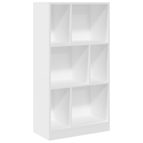 vidaXL Bücherregal Weiß 57x28,5x107,5 cm Holzwerkstoff