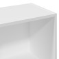 vidaXL Bücherregal Weiß 57x28,5x107,5 cm Holzwerkstoff vidaXL Bücherregal Weiß 57x28,5x107,5 cm Holzwerkstoff
