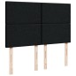 vidaXL Boxspringbett mit Matratze Schwarz 140x200 cm Stoff vidaXL Boxspringbett mit Matratze Schwarz 140x200 cm Stoff