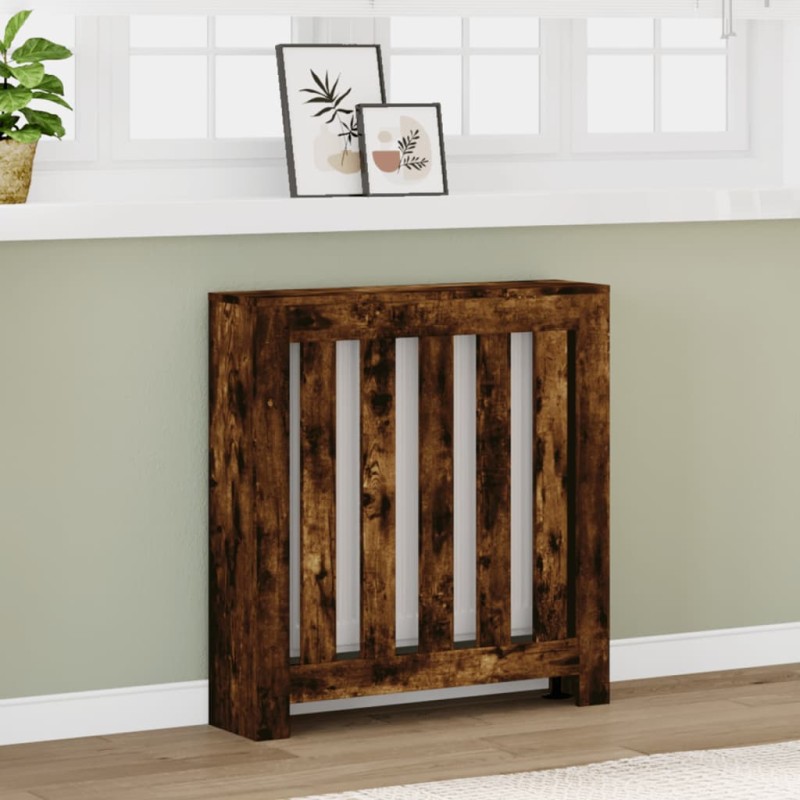 vidaXL Heizkörperverkleidung Räuchereiche 78x20x82 cm Holzwerkstoff vidaXL Heizkörperverkleidung Räuchereiche 78x20x82 cm Holzwerkstoff
