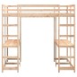vidaXL Hochbett mit Schreibtisch & Leiter 200x200 cm Massivholz Kiefer vidaXL Hochbett mit Schreibtisch & Leiter 200x200 cm Massivholz Kiefer