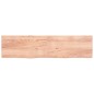Tischplatte Hellbraun 200x50x6 cm Massivholz Eiche Behandelt Tischplatte Hellbraun 200x50x6 cm Massivholz Eiche Behandelt