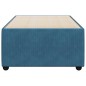 vidaXL Bettgestell Blau 90x190 cm Samt vidaXL Bettgestell Blau 90x190 cm Samt