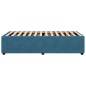 vidaXL Bettgestell Blau 90x190 cm Samt vidaXL Bettgestell Blau 90x190 cm Samt
