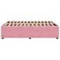 vidaXL Bettgestell Rosa 140x200 cm Samt vidaXL Bettgestell Rosa 140x200 cm Samt