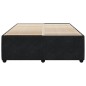 vidaXL Bettgestell Schwarz 140x190 cm Samt vidaXL Bettgestell Schwarz 140x190 cm Samt