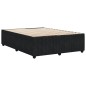 vidaXL Bettgestell Schwarz 140x190 cm Samt vidaXL Bettgestell Schwarz 140x190 cm Samt
