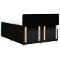vidaXL Boxspringbett mit Matratze Schwarz 140x200 cm Stoff vidaXL Boxspringbett mit Matratze Schwarz 140x200 cm Stoff