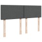 vidaXL Boxspringbett mit Matratze Dunkelgrau 160x200 cm Stoff vidaXL Boxspringbett mit Matratze Dunkelgrau 160x200 cm Stoff