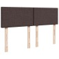 vidaXL Boxspringbett mit Matratze Dunkelbraun 160x200 cm Stoff vidaXL Boxspringbett mit Matratze Dunkelbraun 160x200 cm Stoff