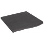vidaXL Tischplatte Dunkelbraun 60x60x(2-4)cm Massivholz Eiche vidaXL Tischplatte Dunkelbraun 60x60x(2-4)cm Massivholz Eiche