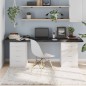Tischplatte Dunkelgrau 200x60x4 cm Massivholz Eiche Behandelt Tischplatte Dunkelgrau 200x60x4 cm Massivholz Eiche Behandelt