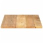 vidaXL Tischplatte 80x70x3,8 cm Rechteckig Massivholz Mango vidaXL Tischplatte 80x70x3,8 cm Rechteckig Massivholz Mango