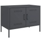vidaXL TV-Schrank Anthrazit 68x39x50,5 cm Stahl vidaXL TV-Schrank Anthrazit 68x39x50,5 cm Stahl