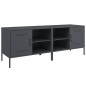vidaXL TV-Schränke 2 Stk. Anthrazit 68x39x50,5 cm Stahl vidaXL TV-Schränke 2 Stk. Anthrazit 68x39x50,5 cm Stahl