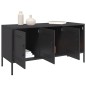 vidaXL TV-Schrank Schwarz 100,5x39x50,5 cm Stahl vidaXL TV-Schrank Schwarz 100,5x39x50,5 cm Stahl