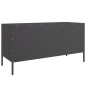 vidaXL TV-Schrank Schwarz 100,5x39x50,5 cm Stahl vidaXL TV-Schrank Schwarz 100,5x39x50,5 cm Stahl
