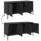 vidaXL TV-Schrank Schwarz 100,5x39x50,5 cm Stahl vidaXL TV-Schrank Schwarz 100,5x39x50,5 cm Stahl
