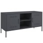 vidaXL TV-Schrank Anthrazit 100,5x39x50,5 cm Stahl vidaXL TV-Schrank Anthrazit 100,5x39x50,5 cm Stahl
