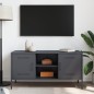 vidaXL TV-Schrank Anthrazit 100,5x39x50,5 cm Stahl vidaXL TV-Schrank Anthrazit 100,5x39x50,5 cm Stahl