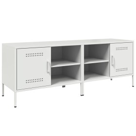 vidaXL TV-Schränke 2 Stk. Weiß 68x39x50,5 cm Stahl