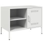 vidaXL TV-Schränke 2 Stk. Weiß 68x39x50,5 cm Stahl vidaXL TV-Schränke 2 Stk. Weiß 68x39x50,5 cm Stahl