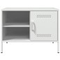 vidaXL TV-Schränke 2 Stk. Weiß 68x39x50,5 cm Stahl vidaXL TV-Schränke 2 Stk. Weiß 68x39x50,5 cm Stahl