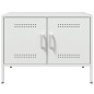vidaXL TV-Schrank Weiß 68x39x50,5 cm Stahl vidaXL TV-Schrank Weiß 68x39x50,5 cm Stahl