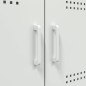 vidaXL TV-Schrank Weiß 68x39x50,5 cm Stahl vidaXL TV-Schrank Weiß 68x39x50,5 cm Stahl