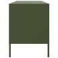 vidaXL TV-Schrank Olivgrün 100,5x39x50,5 cm Stahl vidaXL TV-Schrank Olivgrün 100,5x39x50,5 cm Stahl