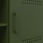 vidaXL TV-Schrank Olivgrün 100,5x39x50,5 cm Stahl vidaXL TV-Schrank Olivgrün 100,5x39x50,5 cm Stahl