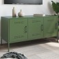 vidaXL TV-Schrank Olivgrün 100,5x39x50,5 cm Stahl vidaXL TV-Schrank Olivgrün 100,5x39x50,5 cm Stahl