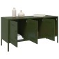 vidaXL TV-Schrank Olivgrün 100,5x39x50,5 cm Stahl vidaXL TV-Schrank Olivgrün 100,5x39x50,5 cm Stahl