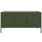vidaXL TV-Schrank Olivgrün 100,5x39x50,5 cm Stahl vidaXL TV-Schrank Olivgrün 100,5x39x50,5 cm Stahl