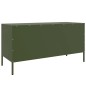vidaXL TV-Schrank Olivgrün 100,5x39x50,5 cm Stahl vidaXL TV-Schrank Olivgrün 100,5x39x50,5 cm Stahl