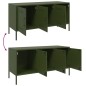 vidaXL TV-Schrank Olivgrün 100,5x39x50,5 cm Stahl vidaXL TV-Schrank Olivgrün 100,5x39x50,5 cm Stahl