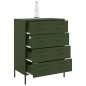 vidaXL Sideboard Olivgrün 68x39x89 cm Stahl vidaXL Sideboard Olivgrün 68x39x89 cm Stahl