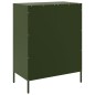 vidaXL Sideboard Olivgrün 68x39x89 cm Stahl vidaXL Sideboard Olivgrün 68x39x89 cm Stahl