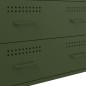 vidaXL Sideboard Olivgrün 68x39x89 cm Stahl vidaXL Sideboard Olivgrün 68x39x89 cm Stahl