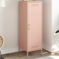 vidaXL Highboard Rosa 36x39x113 cm Stahl vidaXL Highboard Rosa 36x39x113 cm Stahl