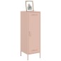 vidaXL Highboard Rosa 36x39x113 cm Stahl vidaXL Highboard Rosa 36x39x113 cm Stahl