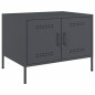 vidaXL Couchtisch Anthrazit 68x50x50,5 cm Kaltgewalzter Stahl vidaXL Couchtisch Anthrazit 68x50x50,5 cm Kaltgewalzter Stahl