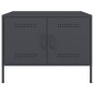 vidaXL Couchtisch Anthrazit 68x50x50,5 cm Kaltgewalzter Stahl vidaXL Couchtisch Anthrazit 68x50x50,5 cm Kaltgewalzter Stahl
