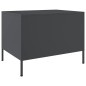 vidaXL Couchtisch Anthrazit 68x50x50,5 cm Kaltgewalzter Stahl vidaXL Couchtisch Anthrazit 68x50x50,5 cm Kaltgewalzter Stahl