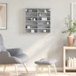 vidaXL Vitrinenschrank Betongrau 60x8,5x58 cm Holzwerkstoff vidaXL Vitrinenschrank Betongrau 60x8,5x58 cm Holzwerkstoff